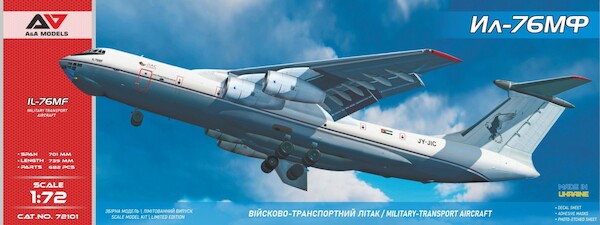 Ilyushin IL-76MF military transporter (Expeceted mid April, can now be preordered)  72-101