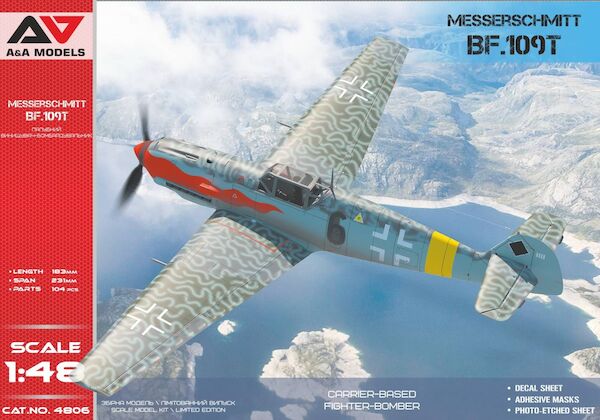 Messerschmitt Bf-109T Carrier-based fighter-bomber  AAM4806