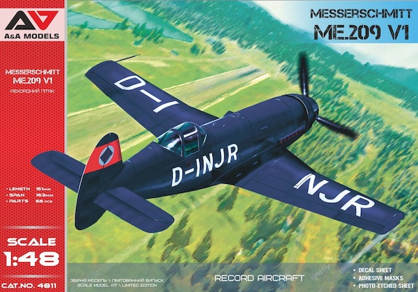 Messerschmitt Me209V-1 Speed record prototype AAM4811