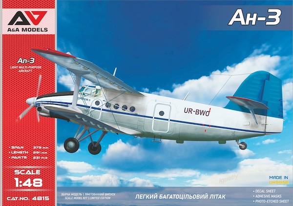 Antonov An-3 "Colt" utility biplane  AAM4815