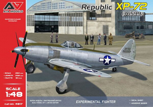 Republic XP-72 experimental.fighter (Contra rotating prop)  AAM4817