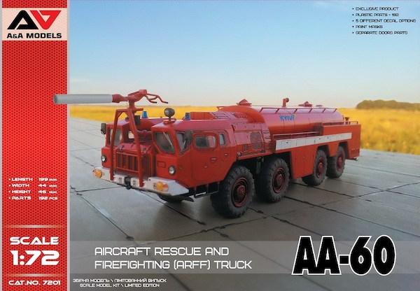 AA-60 Aircraft rescue and firefighting truck (REISSUE)  AAM7201