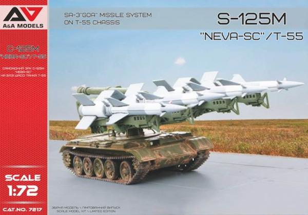 SA-3 "GOA"(S-125 M "Neva-SC") missile system on T-55 chassis  AAM7217