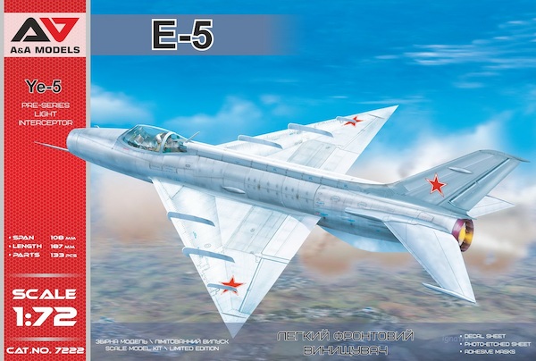 Mikoyan Ye5 Pre-series light interceptor (MiG-21's predecessor) AAM7222