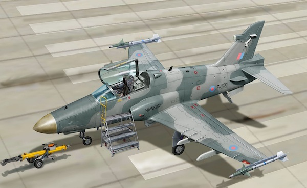 Hawk 200 light multirole fighter  (reg ZJ201)  AAM7229
