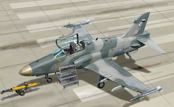 Hawk 200 light multirole fighter (reg ZJ201) AAM7229