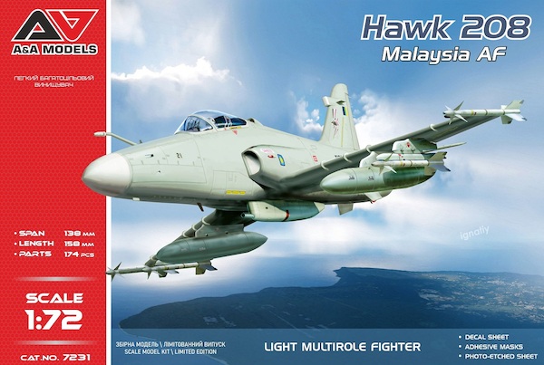 Hawk 208 light fighter (Malaysian A.F)  AAM7231