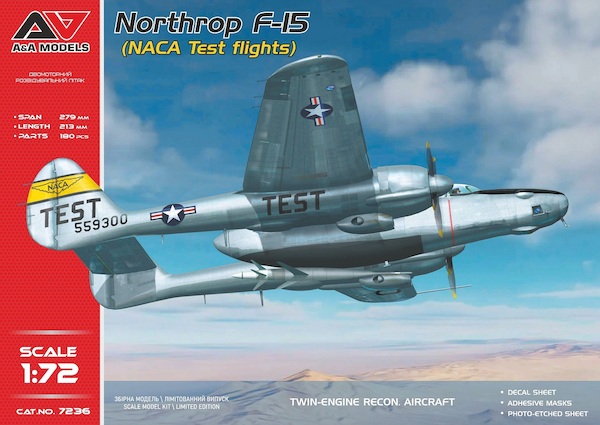 Northrop F15A "Reporter" (NACA test flights)  AAM7236