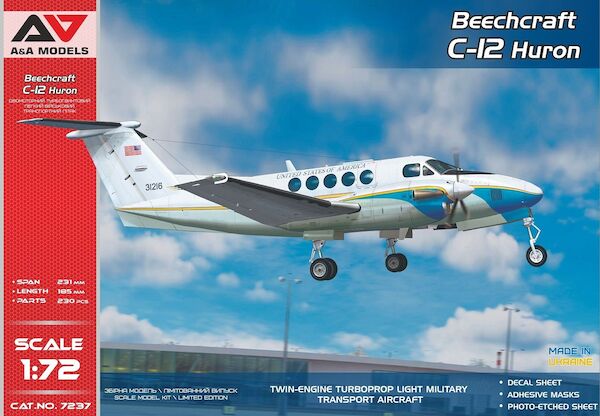 Beechcraft C12A/C/U "Huron" military transporter)  AAM7237
