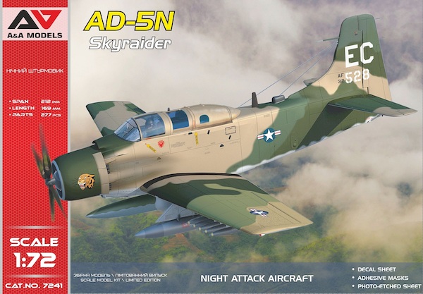 Douglas AD-5N "SkyRaider" (night attack aircraft) AAM7241