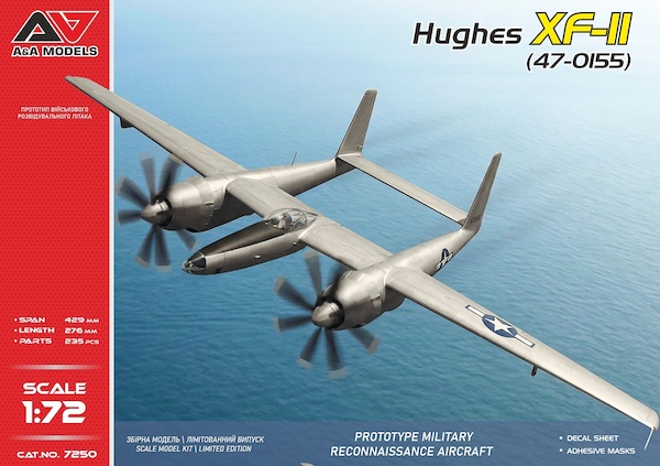 Hughes XF11 experimental reconnaissance aircraft (#47-0155)  AAM7250
