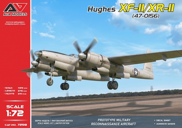 Hughes XF-11/XR-11 experimental reconnaissance aircraft (#47-0156)  AAM7258