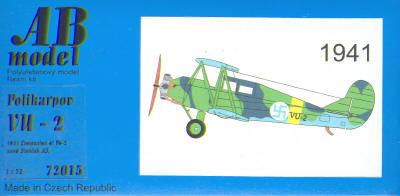 Polikarpov Po2 (VU2) 72015