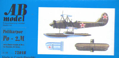 Polikarpov Po2M Floatplane`(Back in stock)  72018