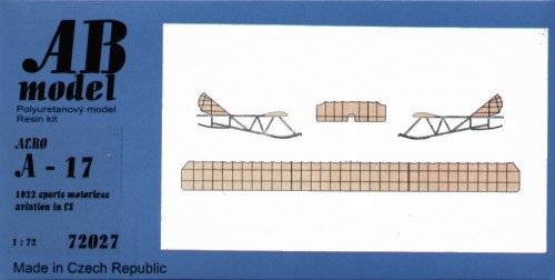 Aero A17 1922 primary Glider 72027