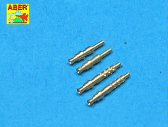 4 German barrel tips for 7,92mm MG17 aircraft machine guns  A32-003