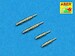 4 German barrel tips for 7,92mm MG17 aircraft machine guns A48-003