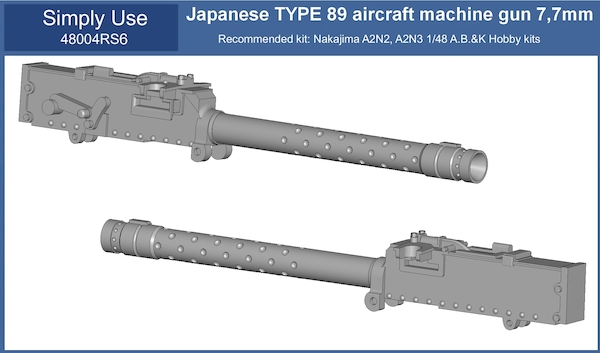 Japanese Type 89 Machine guns (2x) 48004RS6