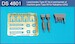 Land bombs and Machinegun barrels for Nakajima A2N2 (ABK) ABK DS4801