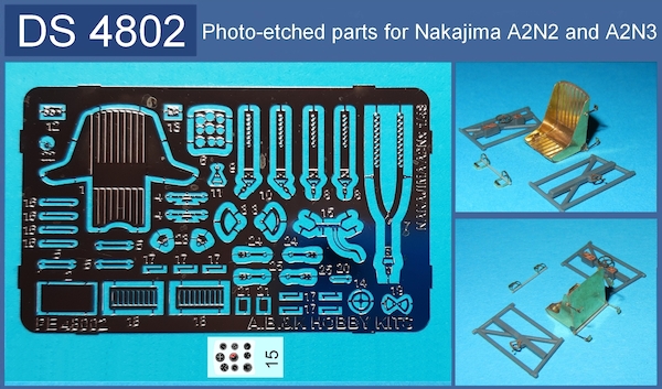Interior and exterior Detail set for Nakajima A2N2/3 (ABK) ABK-DS4802
