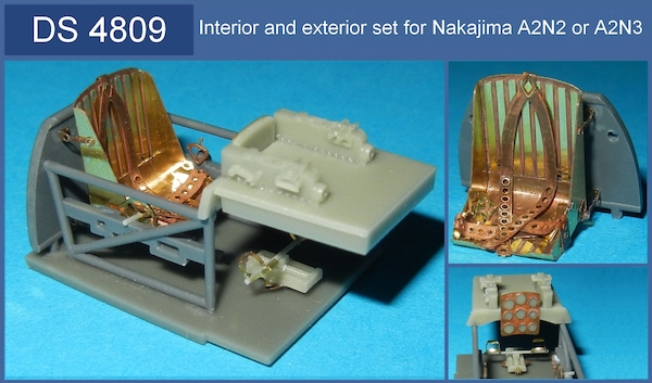 Interior and exterior Detail set for Nakajima A2N2/3 (ABK) ABK4809