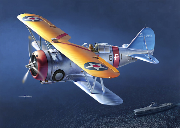 Grumman F3F-2 (VF6 Fighting Six US Navy) 12326