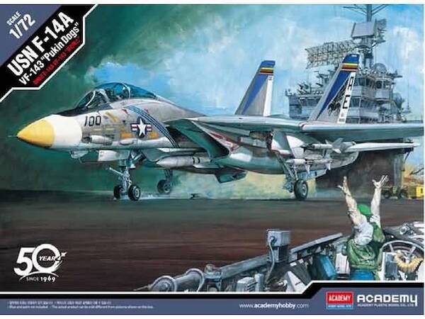 F14A Tomcat "VF143 "Pukin dogs"(NEW MOULD) 12563