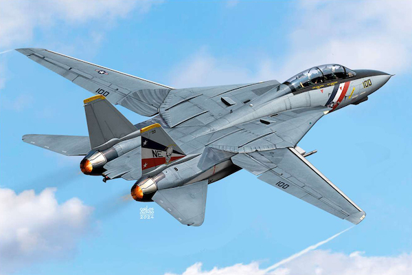 Grumman F14D “VF-2 Bounty Hunters, US Navy”  AC12590