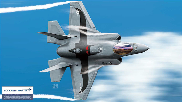 USMC F35B Lightning II "VMFA-242 Bats"  12592