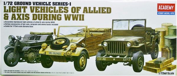 Light Vehicles of Allied & Axis WWII (Jeep, Kubelwagen, Kettenrad)  AC13416