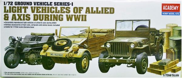 Light Vehicles of Allied & Axis WWII (Jeep, Kubelwagen, Kettenrad) AC13416