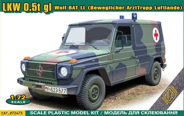 Mercedes Benz 0,5t GL Wolf BAT LL (Bewegligicher Artztrupp Luftlande)  72473