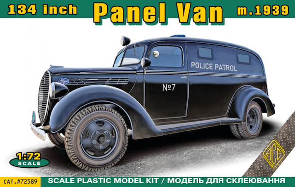 Ford 1 ton 134 inch Panel van m. 1939 (Police patrol and Ambulance) 72589