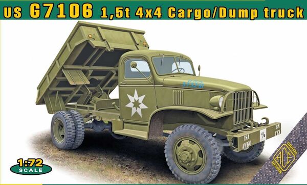 GMC G7106  1,5 ton 4x4 Cargotruck / dumptruck  (as seen on every 8th AF airfield during WW2  72600