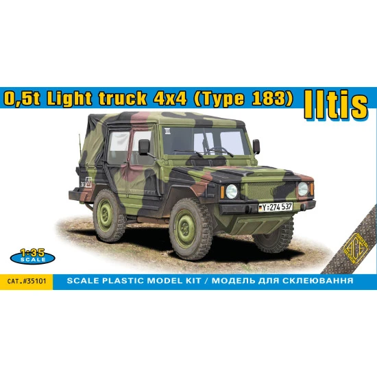 Iltis 0,5T Light Truck 4x4 (Type 183) Including Belgian MP variant  ace35101