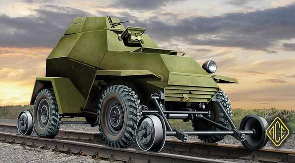 BA64 Armoured car, railroad Version ace72264