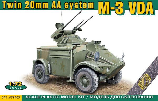 Panhard M-3VDA twin 20mm Anti Aircraft system ace72465
