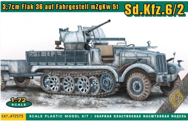 3,7cm FLAK 36 auf Fahrgetell Sd.Kfz.6/2 ace72573
