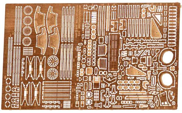 Detailset Mil Mi24, Mi35 Hind Exterior and hinges (Zvezda)  pe7260