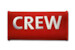 Crew Handle Wrap Red with white 'CREW' HAN099