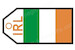 Ireland Flag Bag Tag 