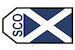 Scotland Flag Bag Tag 