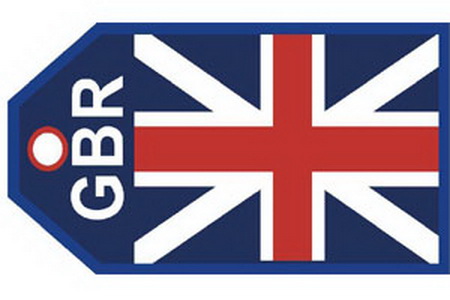 Great Britain Flag Bag Tag  TAG321