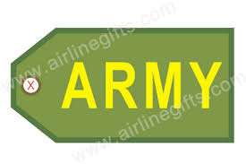 Army baggage tag  TAG400