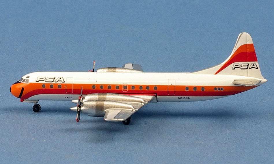 Aero Classics AC411128 Lockheed L188F Electra PSA N6016A