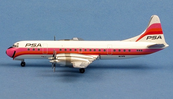 Lockheed L188 Electra PSA (Pink) N171PS  AC411129