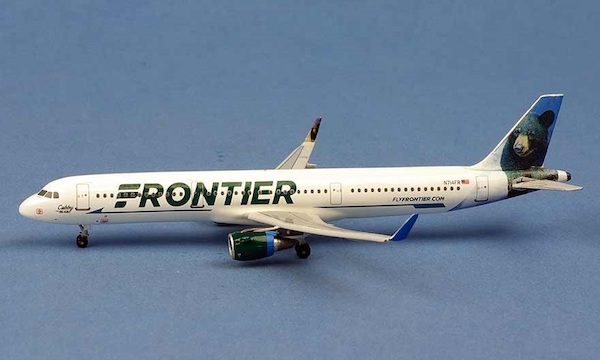 Airbus A321WL Frontier Airlines N714FR Cubby the bear  AC419980