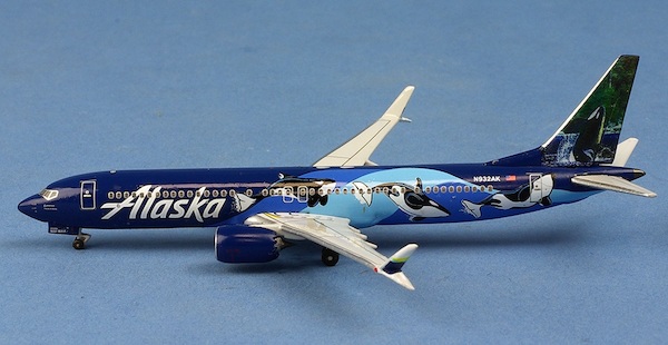 Boeing 737 MAX 9 Alaska Airlines "West Coast Wonders (Orca)" N915AK  BBX41637