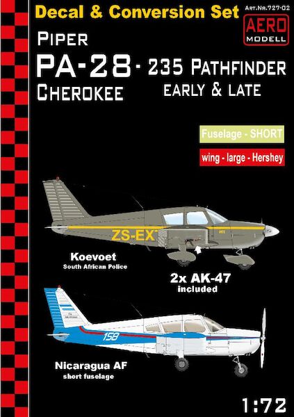 Piper PA-28-235 C & D Pathfinder - Windows Masks, Clear cabin canopy, AK47's 01-727-02