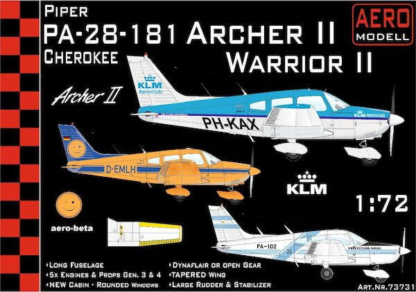 Piper PA-28-181 Archer II-Warrior II (KLM) (RESTOCK)  01-73731